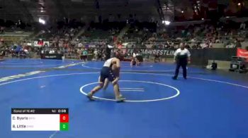 100 lbs Consolation - Carter Byerle, Michigan West Wrestling vs Brady Little, Shore Thing WC