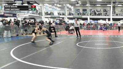 88 lbs Consi Of 16 #2 - Royce Mioline, Ashland vs Corey Mattingly, Fisheye WC