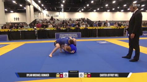Carter Jeffrey Hill vs Dylan Michael Gumaer 2025 World IBJJF Jiu-Jitsu No-Gi Championship
