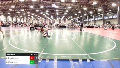 152 lbs Rr Rnd 2 - Jamie Evarts, MetroWest United Red vs Braden Kmak, Triumph Gold