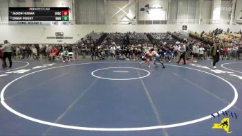 93 lbs Cons. Round 3 - Drew Poust, Washingtonville Wizards Wrestling vs Jason Hudak, Deep Roots Wrestling Club