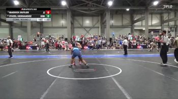 185 lbs Cons. Round 2 - Maddox Butler, Junction City vs Ithzel Hernandez, Dodge City Wrestling Academy