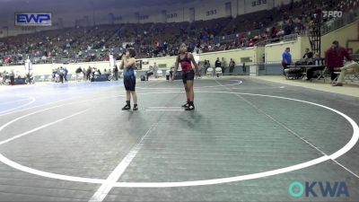 105 lbs Consi Of 8 #1 - Zion Ellis, Tulsa North Mabee Stampede vs Aiden Saunders, Woodland Wrestling Club