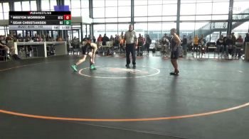 140 lbs Quarterfinal - Sean Christiansen, Midland Eagles vs Weston Morrison, McDominate Training Center
