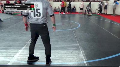 85_B lbs Consi Of 8 #2 - Bennett Graham, Southern Lehigh vs Mitch Nolan, Methacton