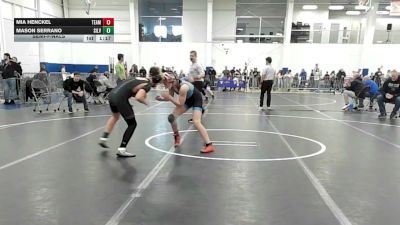 123 lbs Semifinal - Mia Henckel, Team Tugman vs Mason Serrano, Silverback WC
