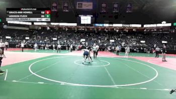 155 lbs Cons. Round 5 - Addison Fleck, Unattached vs Grace-Ann Howell, PAW3