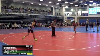 120 lbs Quarterfinal - Emilio Herrera, Toledo Central Catholic vs Kellen Wireman, Allen East