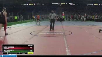 D3-285 lbs Quarterfinal - Levi Harber, Montrose vs Seth Fulton, Center Line