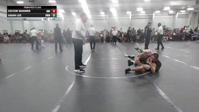 132 lbs Round 1 (10 Team) - Colton Wasmer, Grindstone WC vs Aidan Lee, Savage WA Black