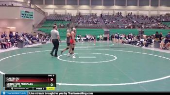 138 lbs Round 1 (16 Team) - Caleb Gu, Lambert vs Christian Morales, North Cobb