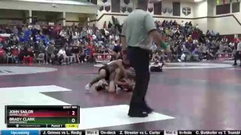 145 lbs Round 3 - Brady Clark, Independence vs John Sailor, Waterloo East