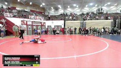 75-82 lbs Semifinal - Elisha Parsons, WEBO Youth Wrestling vs Blake Walters, Midwest Xtreme Wrestling