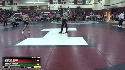 S-6 lbs 5th Place Match - Brody Hosek, Belle Plaine Wrestling vs Carter Dake, Indee Mat Club