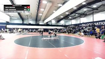 165 lbs Quarterfinal - Joel Swanson, Messiah vs Seth Weaver, Franklin And Marshall