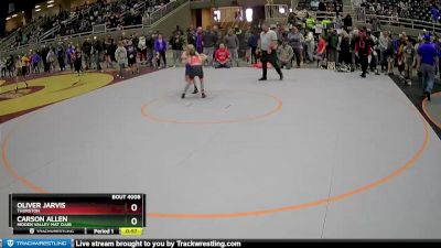 97 lbs Champ. Round 1 - Oliver Jarvis, Thurston vs Carson Allen, Hidden Valley Mat Club