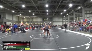 160 lbs Cons. Round 2 - Jadyn Baum, WR- Topeka Blue Thunder vs Kaiden Schultze, Osborne