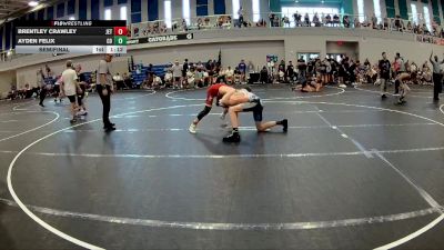 120 lbs Semifinal - Ayden Felix, Camden Outsiders vs Brentley Crawley, JETS