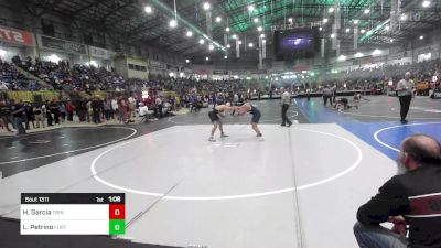 145 lbs Round Of 32 - Hector Garcia, Trinidad Miners MS vs Luca Petrino, Fort Morgan Wrestling Club