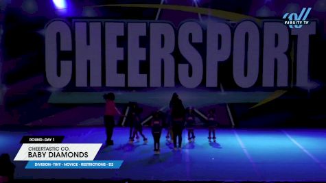 Cheertastic Co. - Baby Diamonds [2024 L1 Tiny - Novice - Restrictions - D2 Day 1] 2024 CHEERSPORT Atlanta Classic