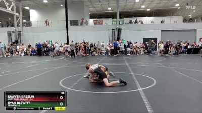 88 lbs Round 3 (6 Team) - Ryan Blewitt, Triumph vs Sawyer Breslin, Saint Paris Graham