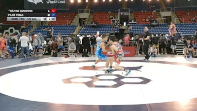 120 lbs Cons. Sub-rd Of 16 - Daniel Goodwin, Illinois vs Pilot Swab, Michigan