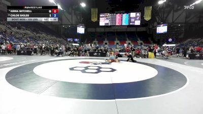 105 lbs Cons. Semis - Kirra Mitchell, GA vs Chloe Skiles, IL