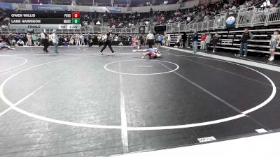 165 lbs Final - Owen Willis, Pursuit Wrestling Mn vs Lane Harrison, Marceline Youth Wrestling
