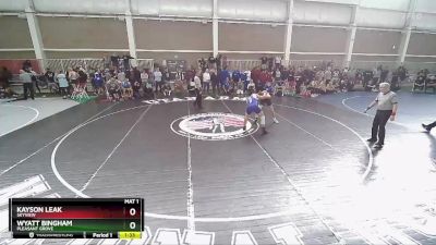 144 lbs Semifinal - Wyatt Bingham, Pleasant Grove vs Kayson Leak, Skyview