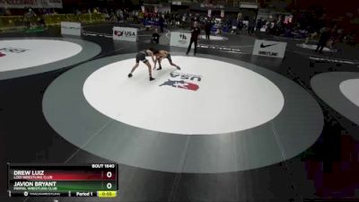 132 lbs Cons. Round 3 - Javion Bryant, Primal Wrestling Club vs Drew Luiz, Lodi Wrestling Club