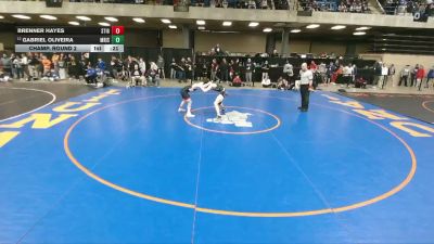 138 lbs Champ. Round 2 - Gabriel Oliveira, Stevenson vs Brenner Hayes, Mt. Zion