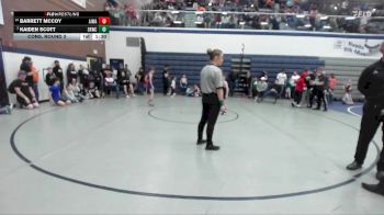 71 lbs Cons. Round 3 - Kaiden Scott, Snake River Wrestling Club vs Barrett McCoy, All In Wrestling Academy