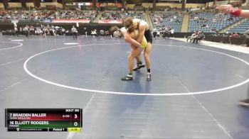 165 lbs Cons. Round 3 - 16 Elliott Rodgers, Marian vs 7 Braeden Baller, Texas Wesleyan