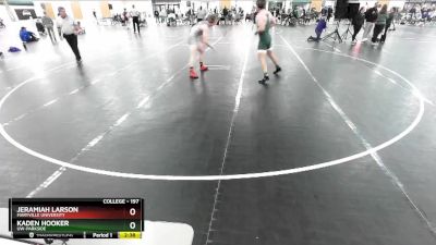 197 lbs Champ. Round 1 - Kaden Hooker, UW-Parkside vs Jeramiah Larson, Maryville University