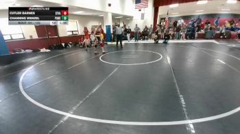 132 lbs Champ. Round 2 - Cutler Barnes, Star Valley vs Channing Wenzel, Powell