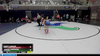 124/132 Round 5 - Dusty Longtin, North Country Wrestling Club vs Jasmin Carpenter, 208 Badgers