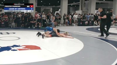 70 kg Champ. Rd Of 256 - Preston Hammond, Midwest RTC vs Anthony Peraza, Lions Wrestling Club