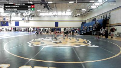 165 lbs Semifinal - Cody Coonrod, MetroWest United vs Owen Dennis, Harrison