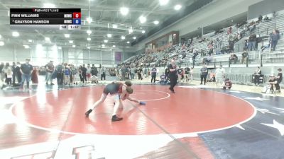 126 lbs Cons. Semis - Finn Williams, Mat Demon Wrestling Club vs Grayson Hanson, Mat Demon Wrestling Club