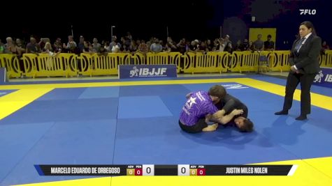 Justin Miles Nolen vs Marcelo Eduardo De Orbegoso 2025 Pan IBJJF Jiu-Jitsu No-Gi Championship