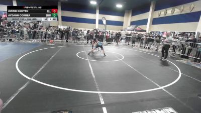 109 lbs Round Of 16 - Justin Nguyen, Bella Vista HS vs Aydann Correa, Brawley Wr Ac