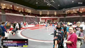 124 lbs Quarterfinal - Rylee Sexton, Hurricane Wrestling Academy vs Kristen De La Rosa, Broken Arrow Wrestling Club