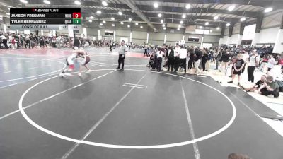 98 lbs Consi Of 8 #1 - Jaxson Freeman, Winslow vs Tyler Hernandez, Quad City Warriors