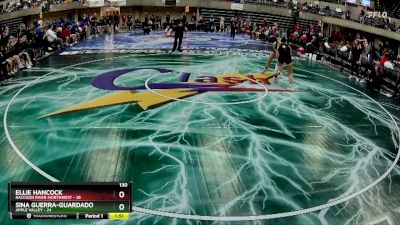 130 lbs Round 2 (4 Team) - Ellie Hancock, Raccoon River-Northwest vs Sina Guerra-Guardado, Apple Valley