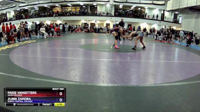 103 lbs Cons. Round 4 - Zurri Zamora, North Central College vs Paige VanSetters, Alma College