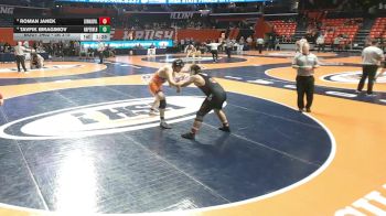3A 215 lbs 3rd Place Match - Tavfik Ibragimov, Naperville (North) vs Roman Janek, Edwardsville (H.S.)
