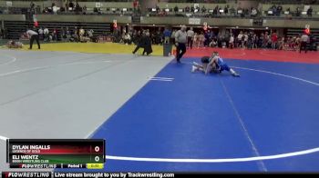 80 lbs Cons. Semi - Eli Wentz, Bison Wrestling Club vs Dylan Ingalls, Legends Of Gold