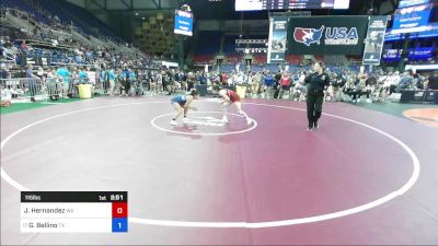 115 lbs Cons 16 #1 - Jada Hernandez, WA vs Genevieve Bellino, TX