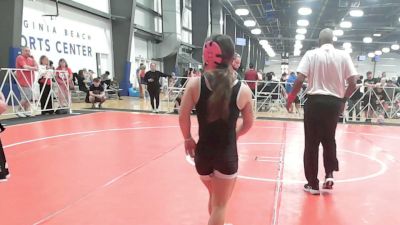 100 lbs Rr Rnd 2 - Ella Paris, Orchard South Girls - HSG vs Mya Beckett, Team RJN Green - HSG