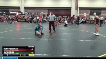 110 lbs Round 1 - Claire Ball, Dehart Wrestling Academy vs Tony Kessinger, Invicta Wrestling Academy